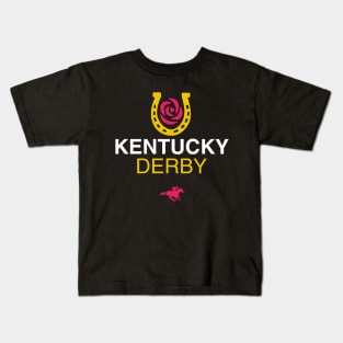 Kentucky Derby Horse Race Lovers Retro, Funny Horse Racing Lover Gifts Kids T-Shirt